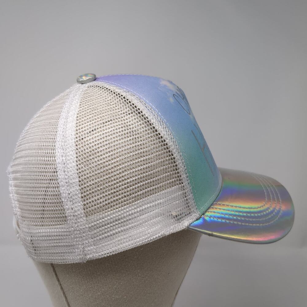 Choose Happy Snapback Mesh Back Trucker Hat Multicolor One Size Outdoor - Picture 6 of 10